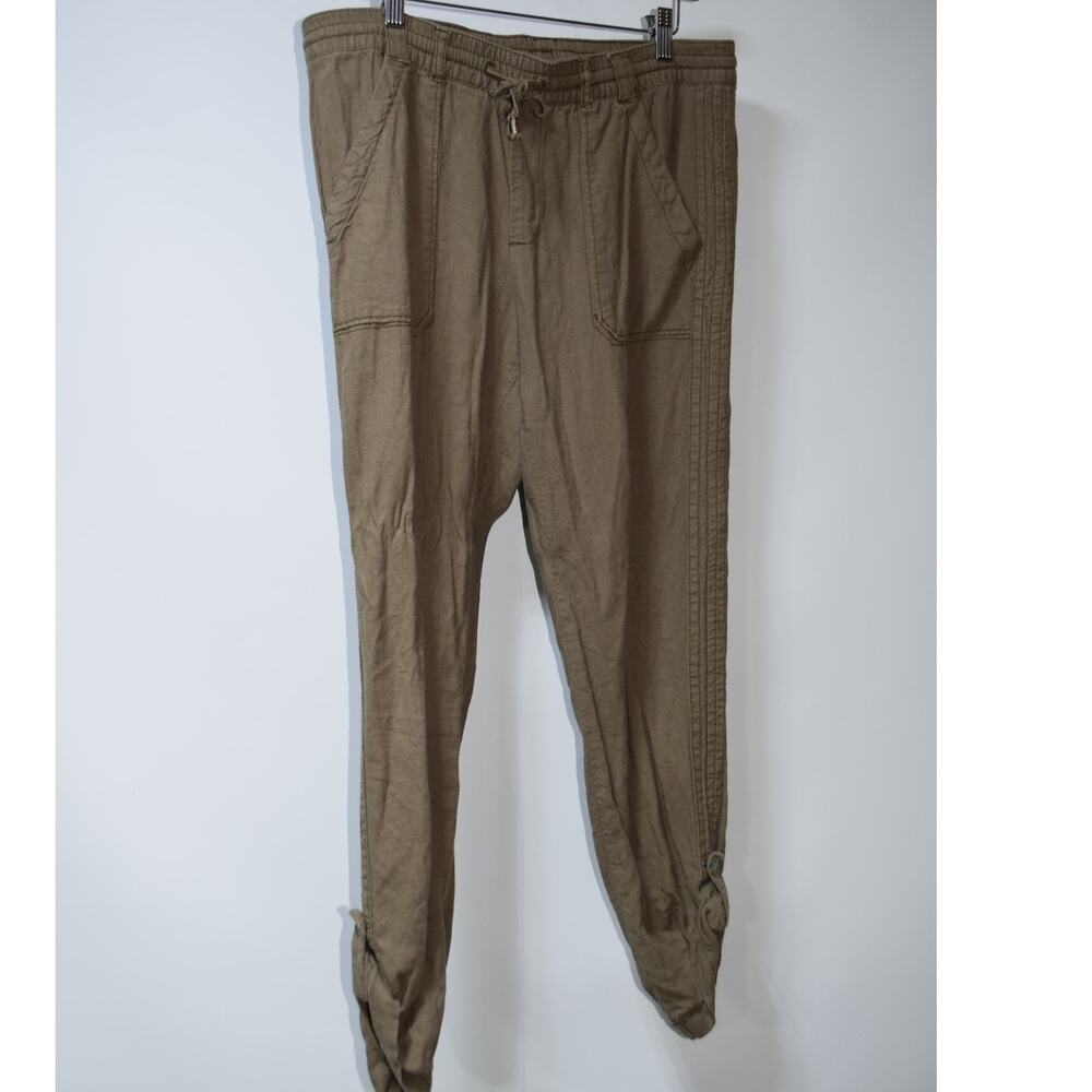 Hei Hei Olive Green Drawstring Jogger Pants Size S